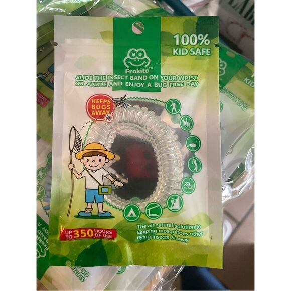 Frokito™ 15 Pack Mosquito Repellent Bracelets, DEET-Free for Kids & Adults, Indi - Picture 2 of 6
